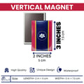 Vertical Magnet - State Flag Mississippi - USA