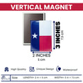 Vertical Magnet - State Flag Texas - USA