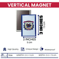 Vertical Magnet - State Flag West Virginia - USA