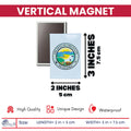 Vertical Magnet - State Seal Alaska - USA