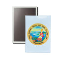 Vertical Magnet - State Seal California - USA