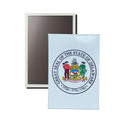 Vertical Magnet - State Seal Delaware - USA