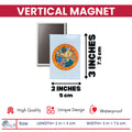 Vertical Magnet - State Seal Florida - USA
