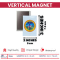 Vertical Magnet - State Seal Iowa - USA