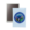 Vertical Magnet - State Seal Nebraska - USA