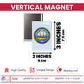 Vertical Magnet - State Seal New Hampshire - USA
