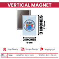 Vertical Magnet - State Seal New Jersey - USA