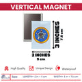 Vertical Magnet - State Seal Oklahoma - USA