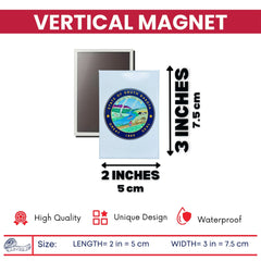 Vertical Magnet - State Seal South Dakota - USA