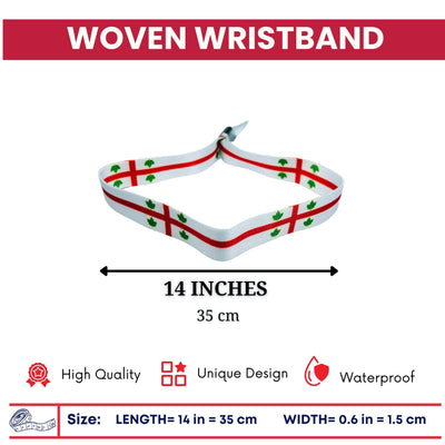 Woven Wristband - Flag Anglican Church of Canada - P1425