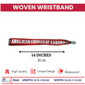 Woven Wristband - Flag Anglican Church of Canada – P1426