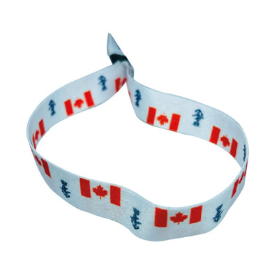 Woven Wristband – Flag Canadian Naval Ensign - Canadá – P1473