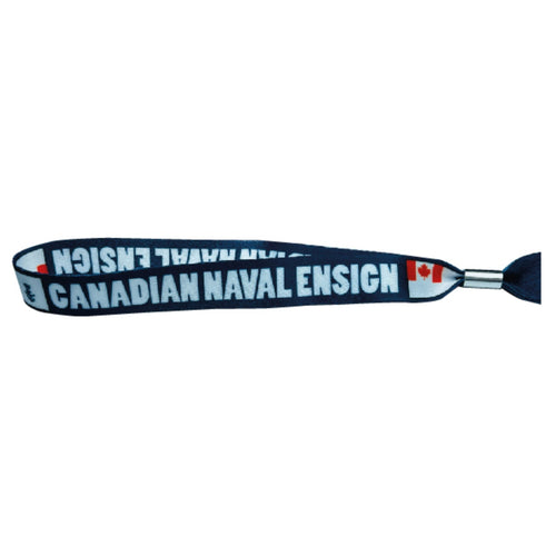 Woven Wristband – Flag Canadian Naval Ensign – Canada – P1474