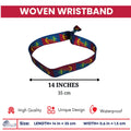 Woven Wristband – Flag Canadian Navy Board – Canadá – P1457