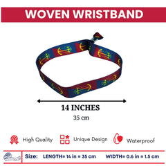 Woven Wristband – Flag Canadian Navy Board – Canadá – P1457