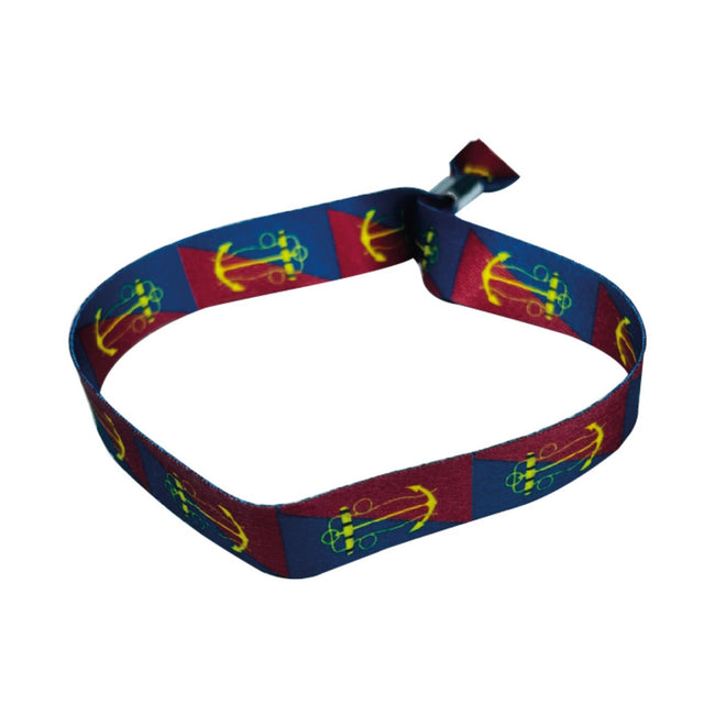 Woven Wristband – Flag Canadian Navy Board – Canadá – P1457