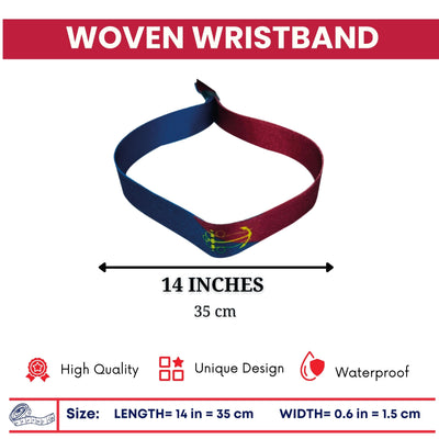 Woven Wristband – Flag Canadian Navy Board – Canadá – P1458