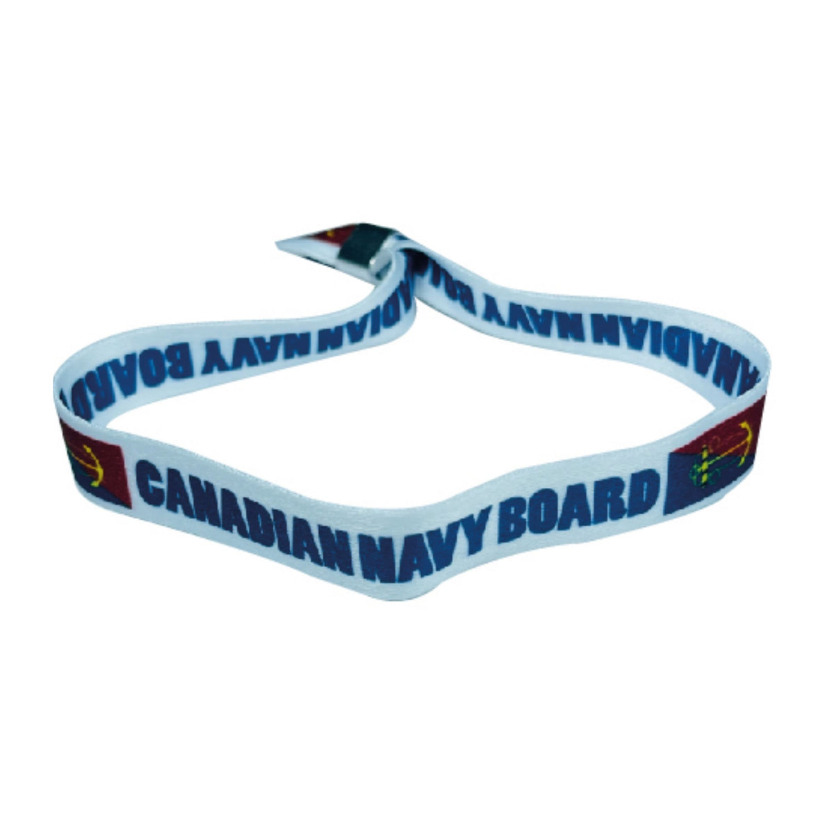 Woven Wristband – Flag Canadian Navy Board – Canadá – P1459