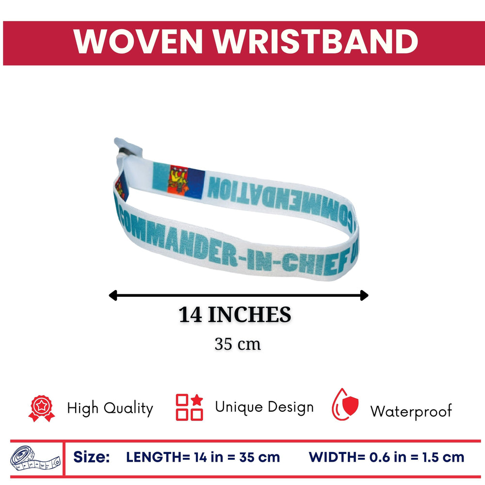 Woven Wristband - Flag Commander-In-Chief Unit Commendation – Canadá – P2542