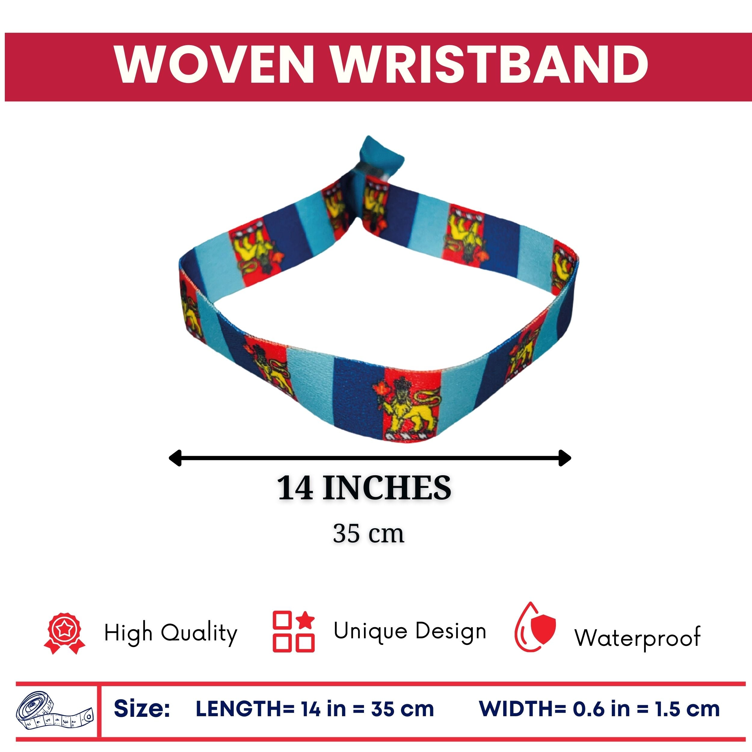 Woven Wristband - Flag Commander-In-Chief Unit Commendation – Canadá – P2543