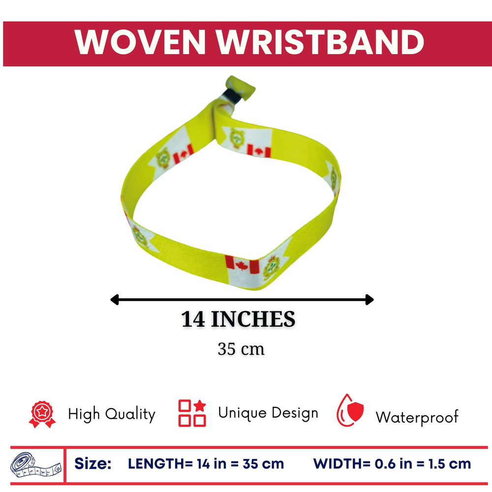Woven Wristband – Flag Commander Spennant Of Cadets And Junior Canadian Rangers – Canadá – P1439