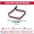 Woven Wristband – Flag Of British Columbia – Canada – P2538