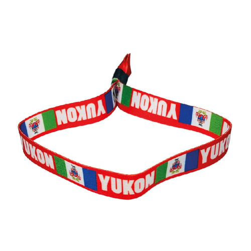 Woven Wristband - Flag of Yukon - Canada – P2508