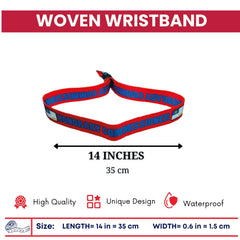 Woven Wristband – Flag Honorary Commissioner – Canadá – P1463