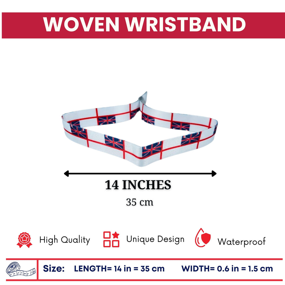 Woven Wristband - Flag Naval Ensing of The United Kingdom - Canadá - P1486