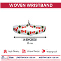 Woven Wristband - Flag Navy League of Canadá - P1475