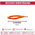 Woven Wristband - Flag Navy League of Canada - P1542