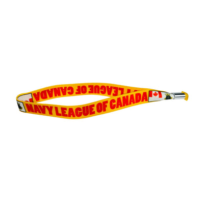 Woven Wristband - Flag Navy League of Canada - P1542