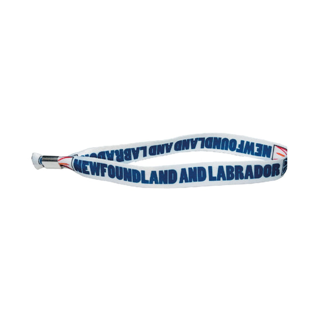 Woven Wristband – Flag Of Newfoundland And Labrador – Canadá – P2532