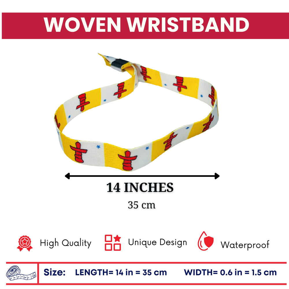 Woven Wristband – Flag Of Nunavut – Canadá – P2526