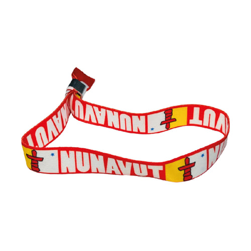 Woven Wristband – Flag Of Nunavut – Canada – P2527