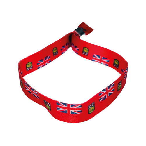 Woven Wristband – Flag Of Manitoba – Canada – P2546