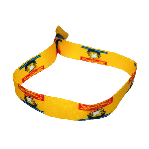Woven Wristband – Flag Of New Brunswick – Canada – P2534