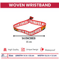 Woven Wristband – Flag Of New Brunswick – Canadá – P2535