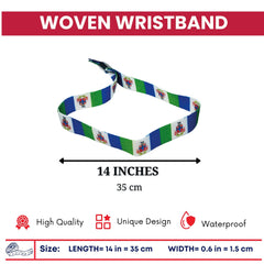 Woven Wristband – Flag Of Yukon – Canadá – P2506