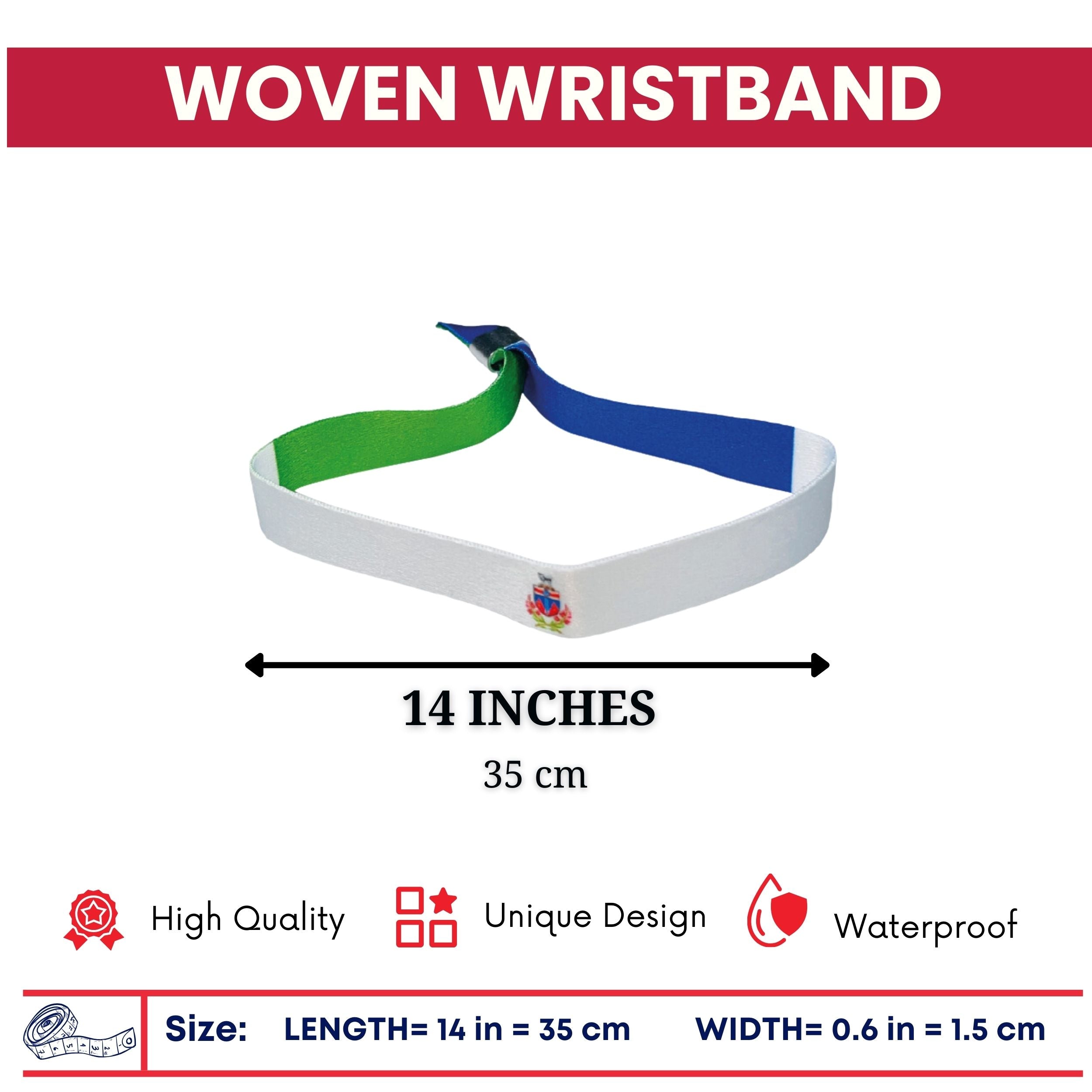 Woven Wristband – Flag Of Yukon – Canadá – P2507