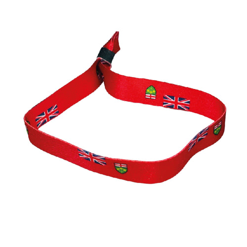 Woven Wristband – Flag Of Ontario – Canada – P2524