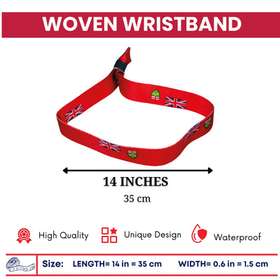 Woven Wristband – Flag Of Ontario – Canadá – P2524
