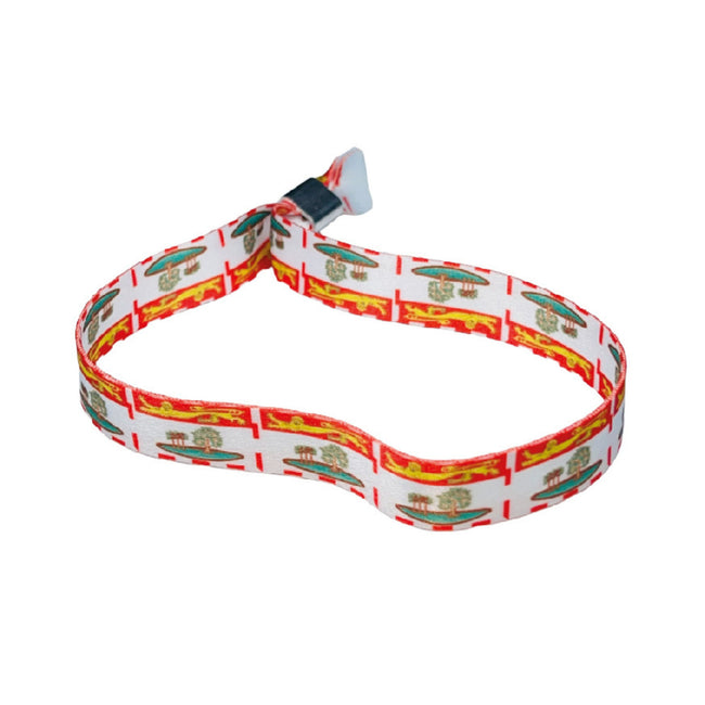 Woven Wristband - Flag of Prince Edward Island - Canadá - P2522