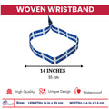 Woven Wristband – Flag Of Quebec – Canadá – P2520