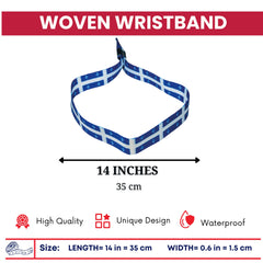 Woven Wristband – Flag Of Quebec – Canadá – P2520