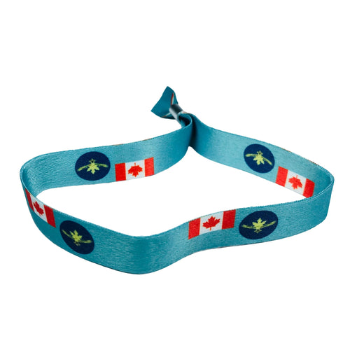 Woven Wristband - Flag Royal Canadian Air Cadets - Canada - P1477
