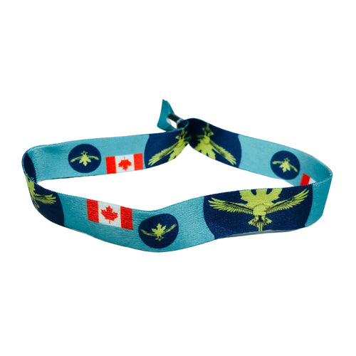 Woven Wristband - Flag Royal Canadian Air Cadets - Canada - P1478