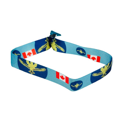 Woven Wristband - Flag Royal Canadian Air Cadets - Canadá - P1544