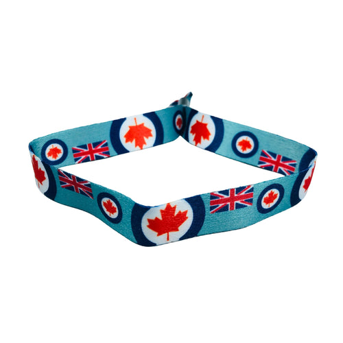 Woven Wristband - Flag Royal Canadian Air Force Ensign – Canada - P1422