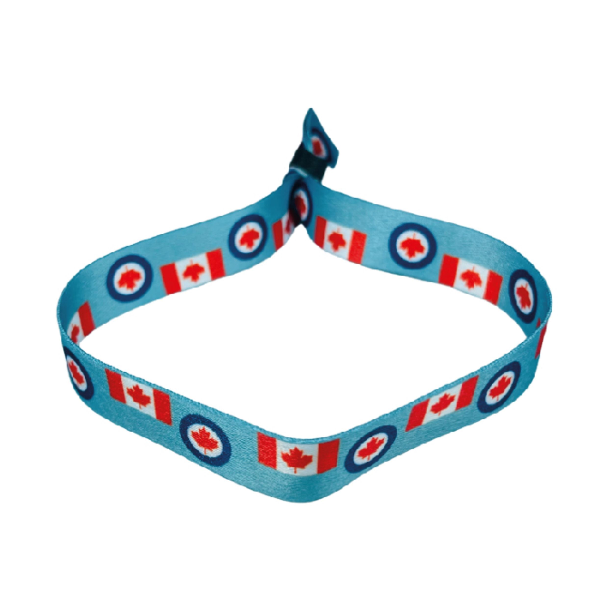Woven Wristband – Flag Royal Canadian Air Force Ensign – Canadá – P1419